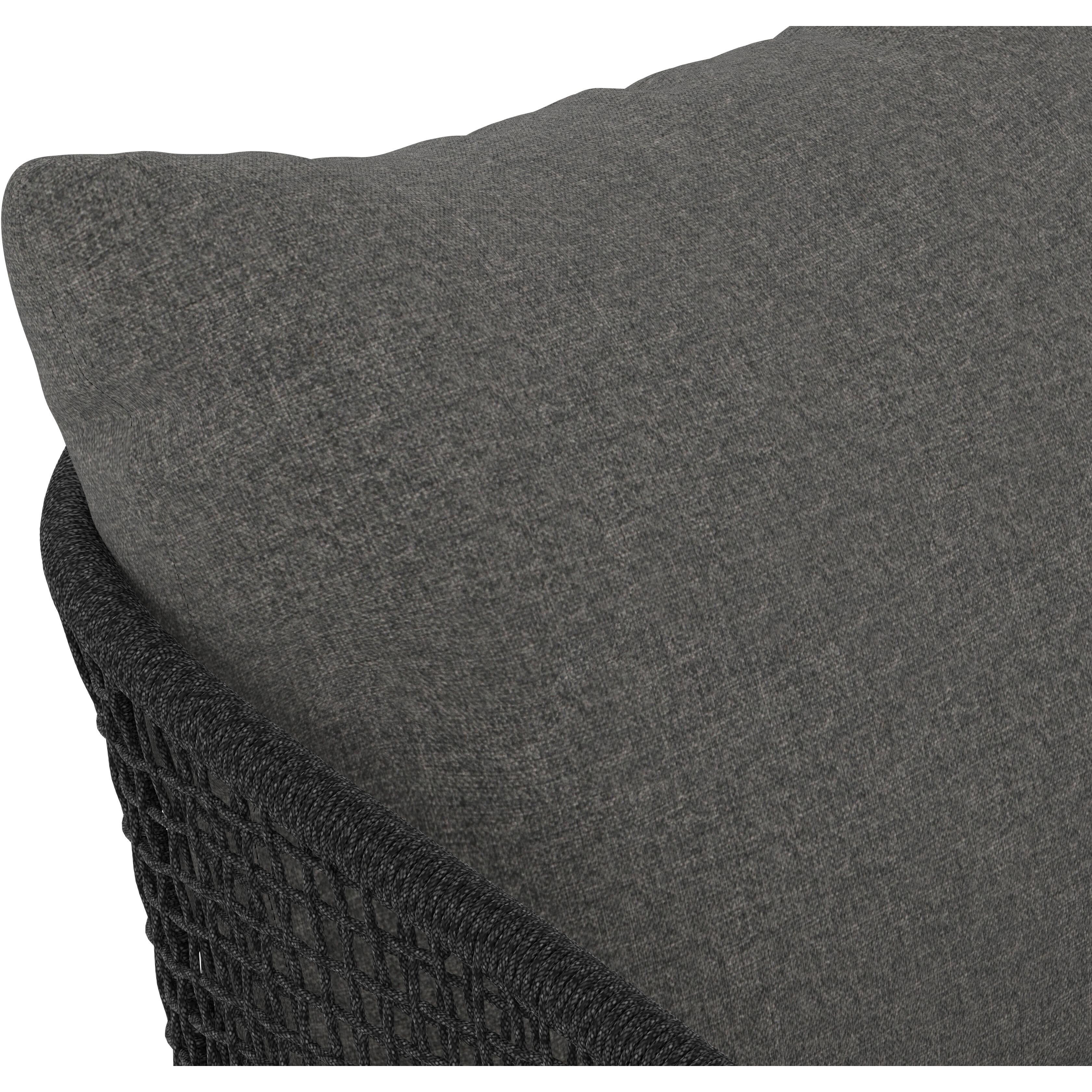 Capri Natural / Gracebay Grey Outdoor Dining Armchair